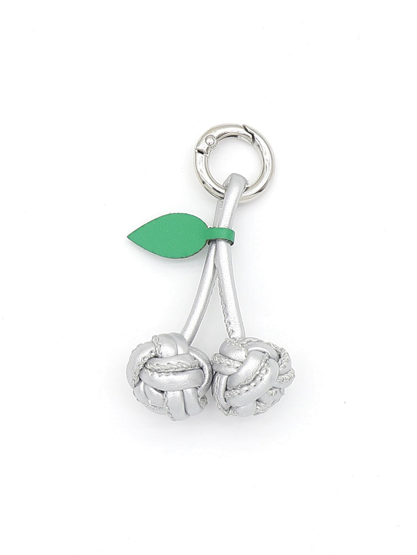 Wholesale Exquisite PU cherry shoe hanging woven ball pendant key chain bag hanging